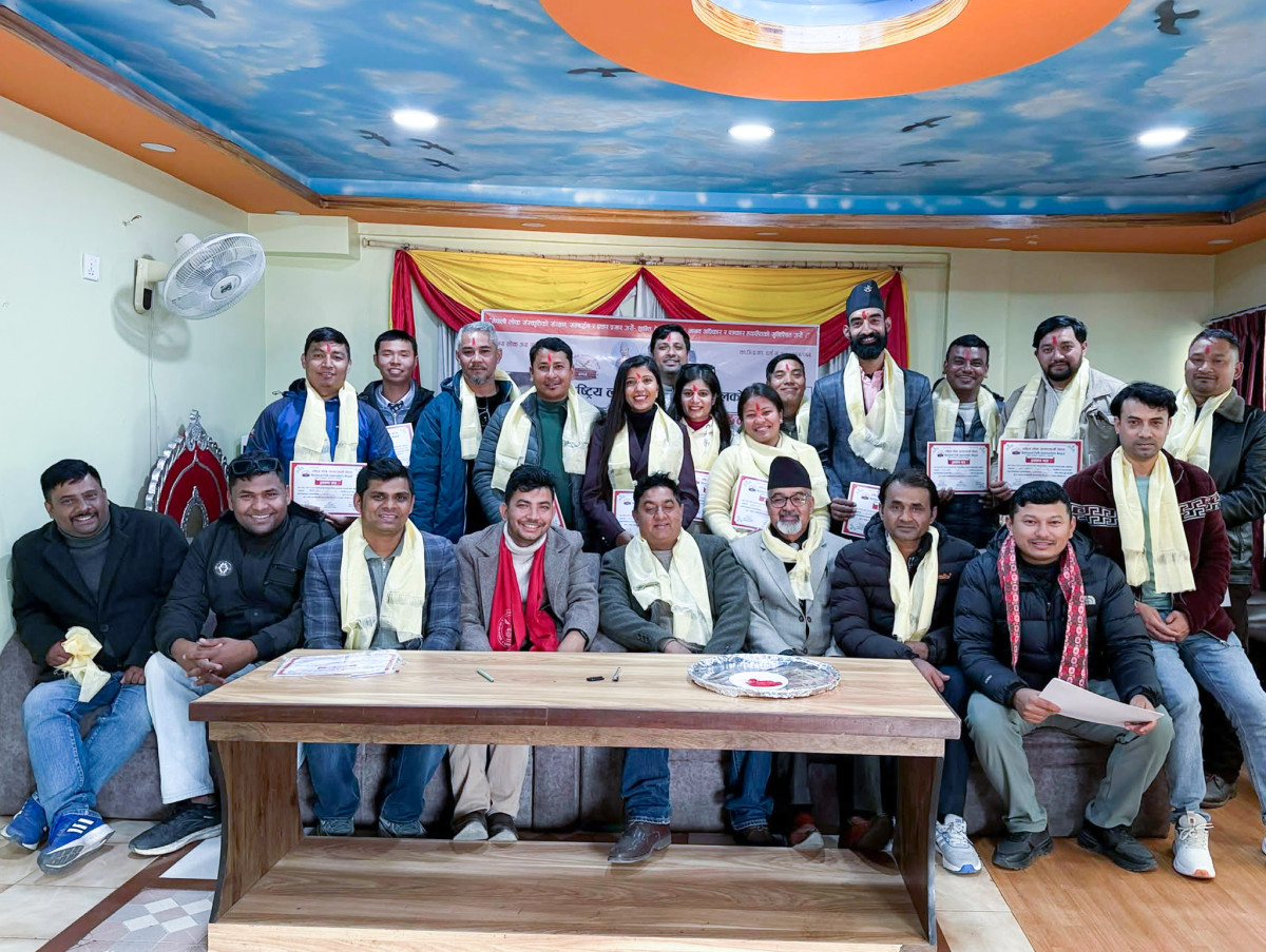 लोकसंचारकर्मी नेपालको बागमती प्रदेश कमिटि विस्तार,अध्यक्षमा बिनोद श्रेष्ठ