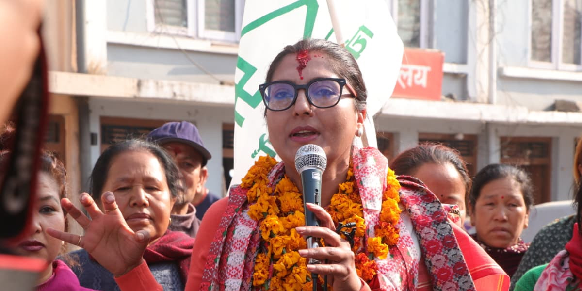 शंखरापुरमा कुन्ती पोख्रेल : ‘किसानलाई समयमा रासायनीक मल–बिउका लागि पहल गर्नेछु’