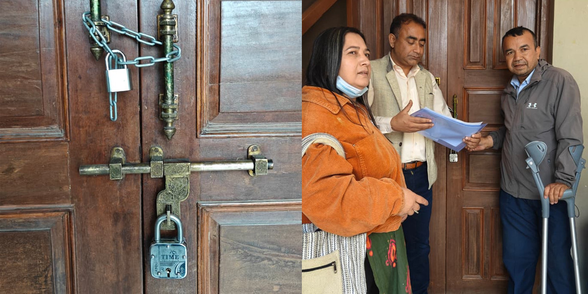 राष्ट्रिय अपाङ्ग महासंघमा पदाधिकारीको अनिश्चितकालीन तालाबन्दी, अध्यक्षमाथि स्वेच्छाचारी संचालनको आरोप