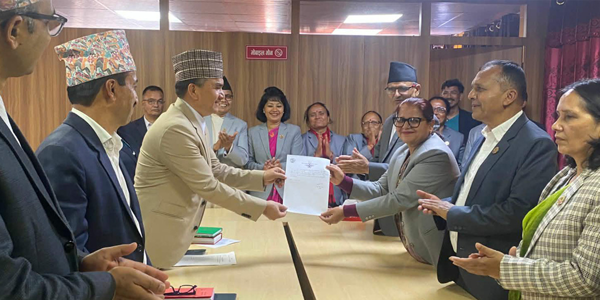 राष्ट्रियसभा उपाध्यक्ष पदका लागि एमाले सांसद लीलाकुमारी भण्डारीले उमेदवारी दिइन्