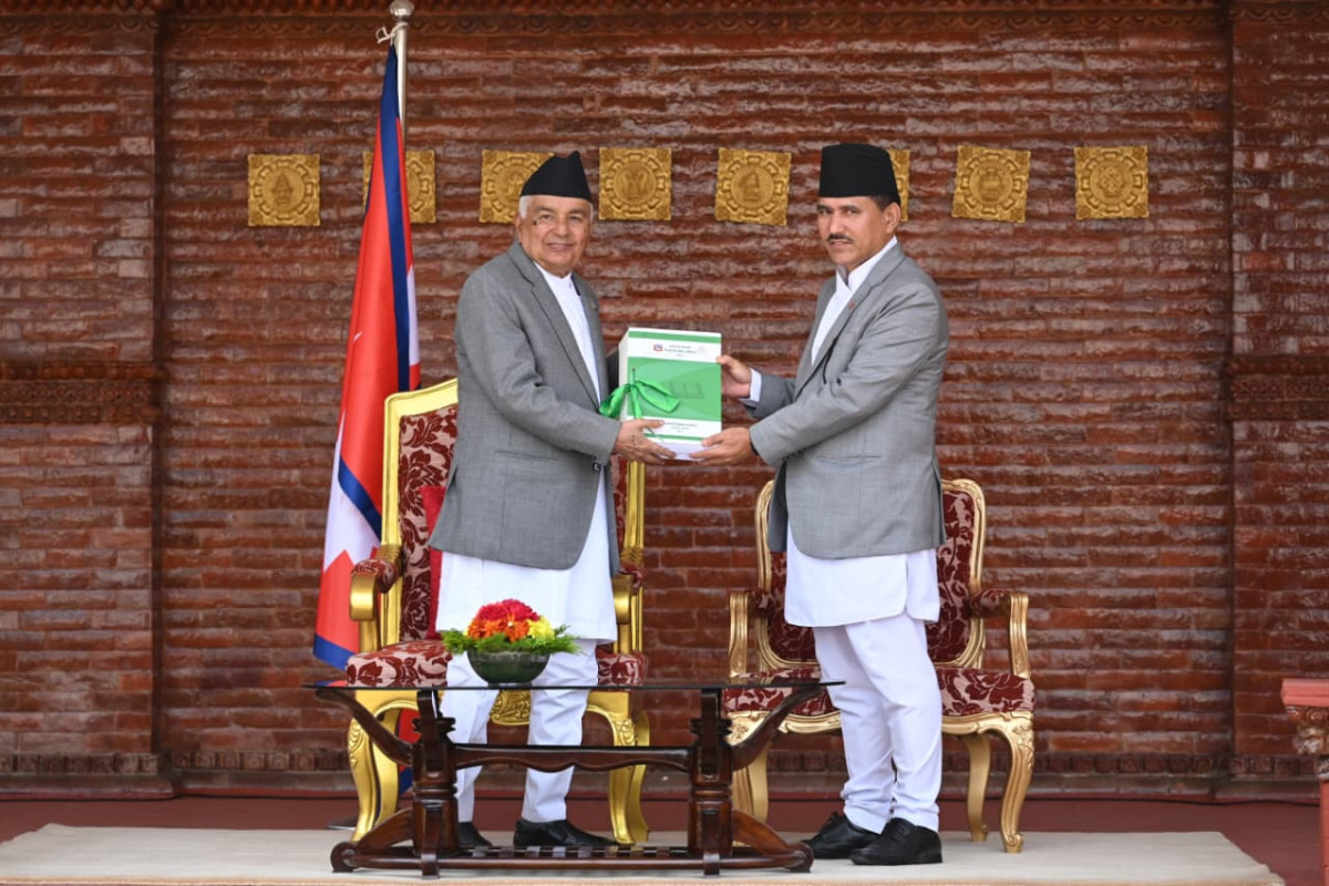 राष्ट्रपति पौडेलद्वारा बेरुजु नियन्त्रण र वित्तीय अनुशासनमा जोड