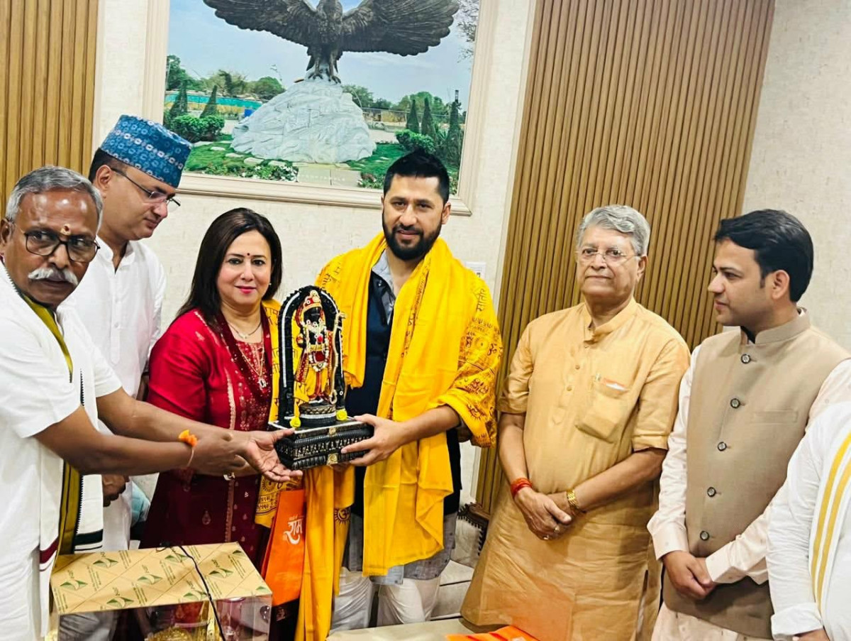 रास्वपा सभापति रवि लामिछाने अयोध्यामा