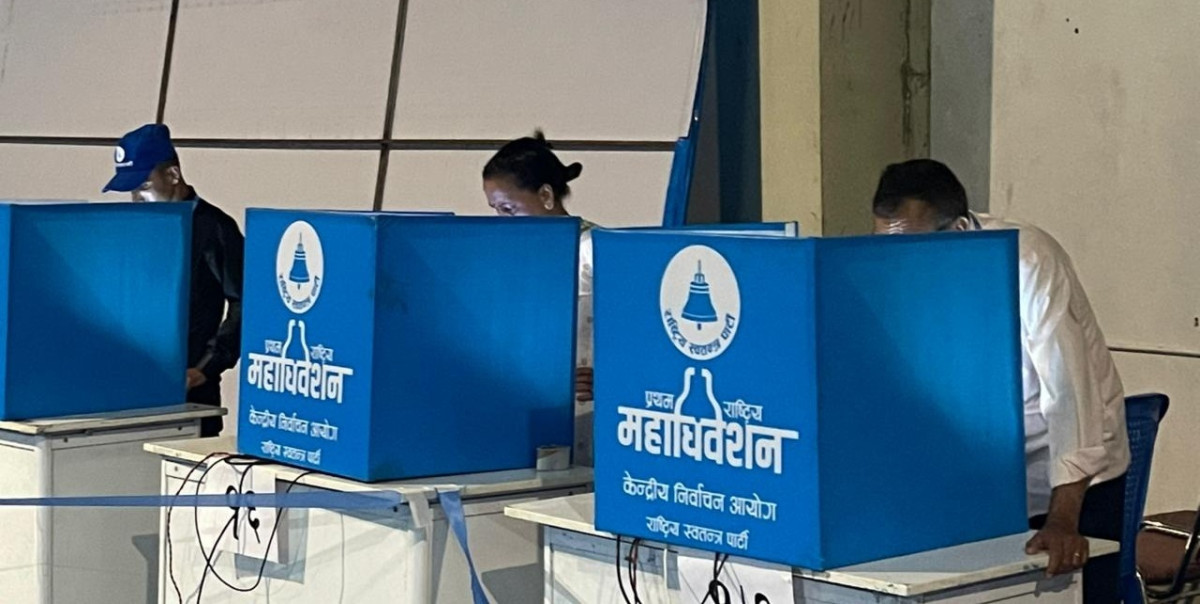 रास्वपा महाधिवेशन : मतदान सकिँदा १२ बज्ने