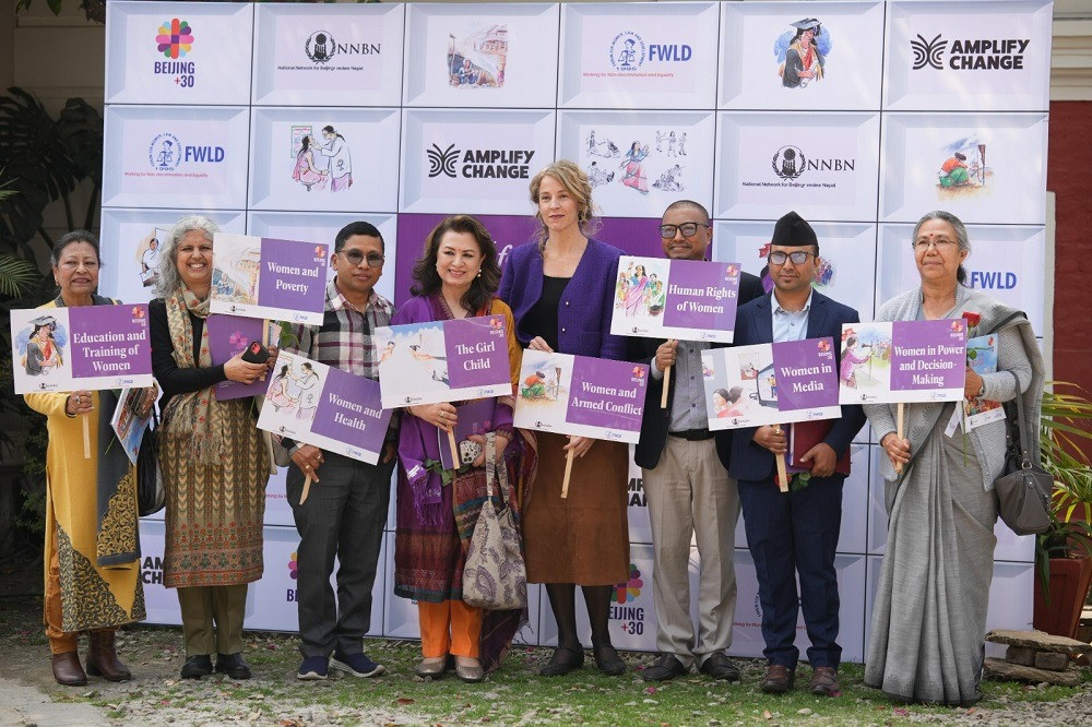 बेइजिङप्लस ३० समीक्षामा नेपालले १२ क्षेत्र समेटिएको प्रतिवेदन प्रस्तुत गर्ने