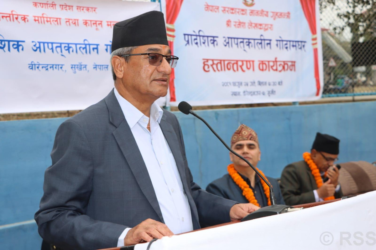 Disaster management rights to be transferred to provinces: Home Minister Lekhak