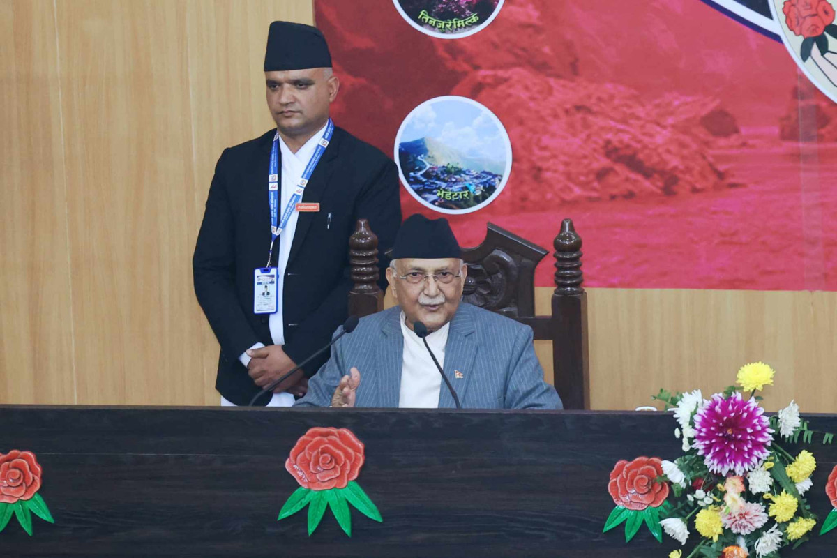 PM Oli insists on further strengthening federal democratic republic