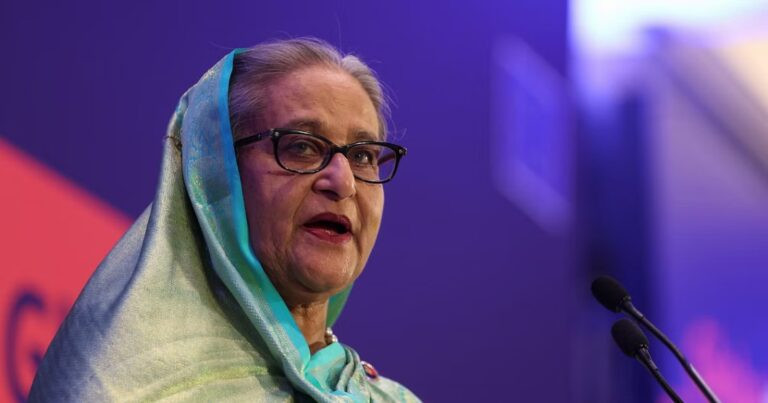 पूर्वप्रधानमन्त्री हसिनालाई सुपुर्दगी गर्न बङ्गलादेशको माग