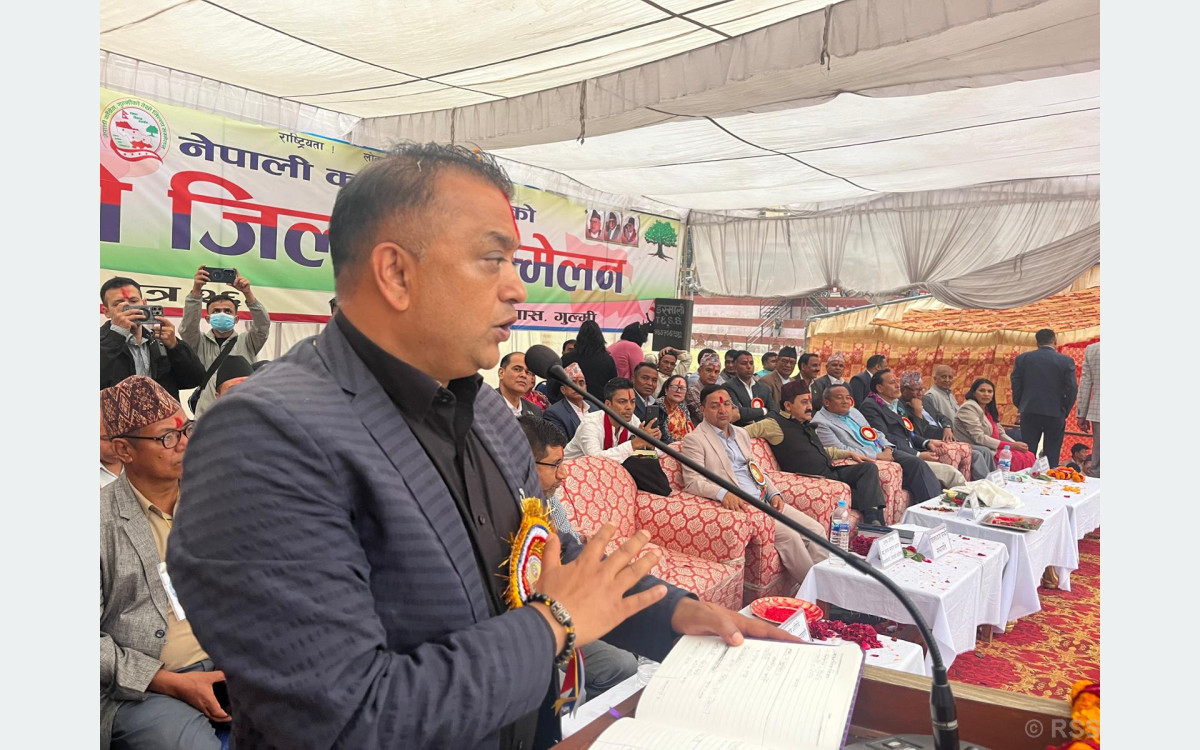 भ्रष्टाचारलाई जरैदेखि सफा गर्नुपर्छ : महामन्त्री थापा