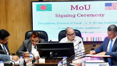बङ्गलादेशद्वारा गहुँ आयातको लागि अमेरिकासँग सम्झौता