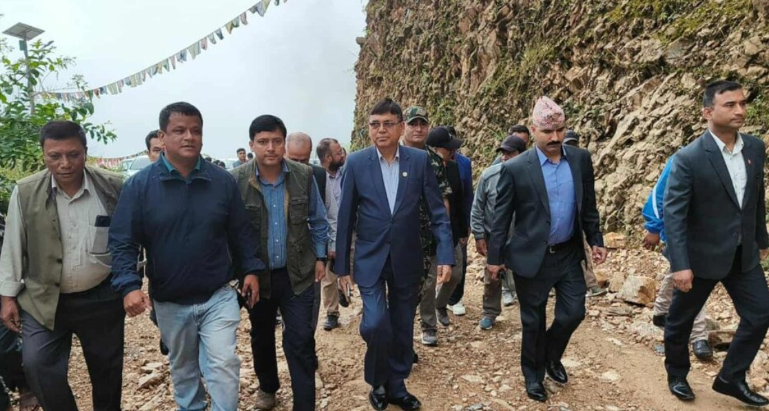 थानकोट चित्लाङ सडकको स्तरीकरण द्रुतगतिमा सक्न निर्देशन