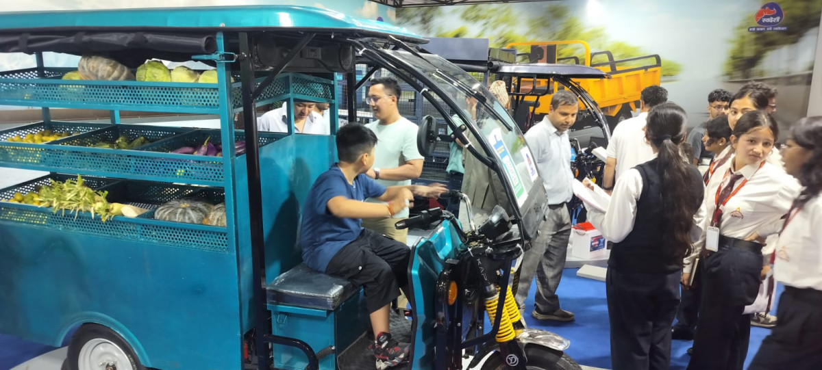 नाइमा नेपाल मोबिलिटी एक्स्पो: मेड इन नेपाल ई-रिक्सामा आकर्षण