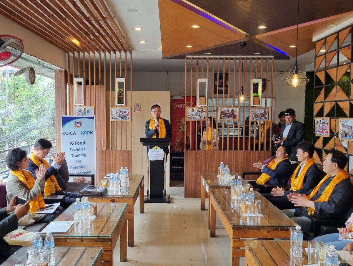 कोरियाली भोजनालय स्थापनार्थ उद्यमशीलता तालिम सम्पन्न