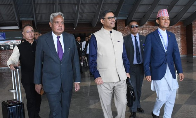 भारतीय विदेशसचिव मिस्री काठमाडौँमा