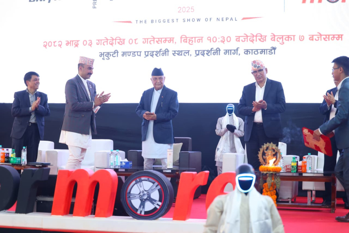 प्रधानमन्त्री ओलीले उद्घाटन गरेपछि सुरु भयो नाडा अटो शो २०२५