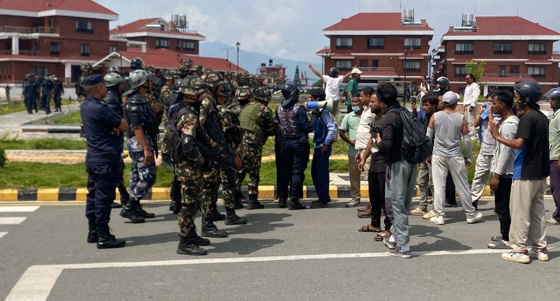 जेनजी प्रदर्शन उग्र, शीर्ष नेताहरू भैरवनाथ गणमा
