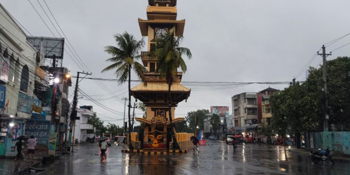 अविरल वर्षाले वीरगञ्ज महानगरका अधिकांश क्षेत्रमा डुबानको समस्या