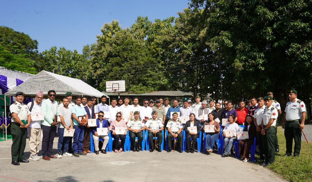 नेपाली सेनाद्वारा सञ्चारकर्मीका लागि अभिमुखीकरण तालिम सम्पन्न