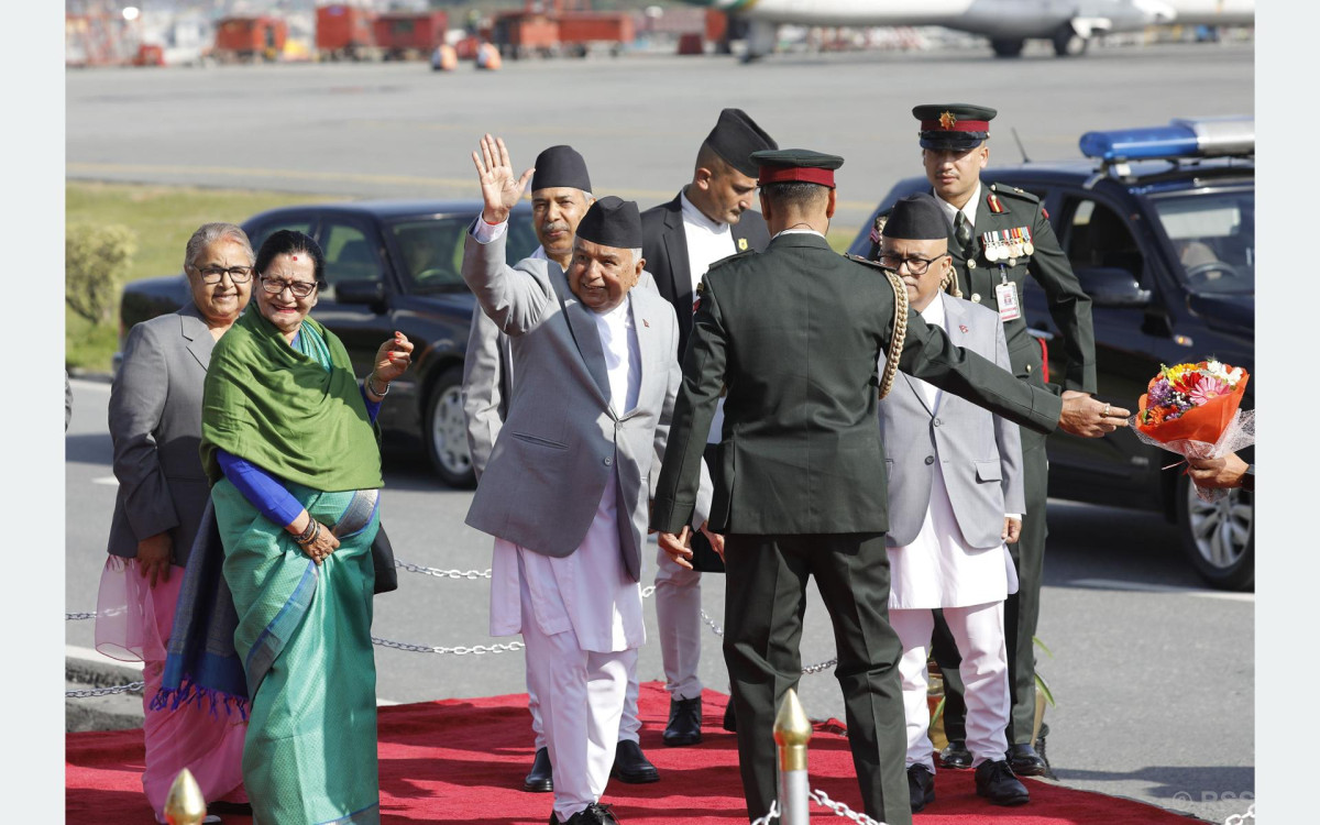 ‘सामाजिक विकासका लागि दोस्रो विश्व शिखर सम्मेलनमा सहभागी हुन राष्ट्रपति पौडेल कतार प्रस्थान