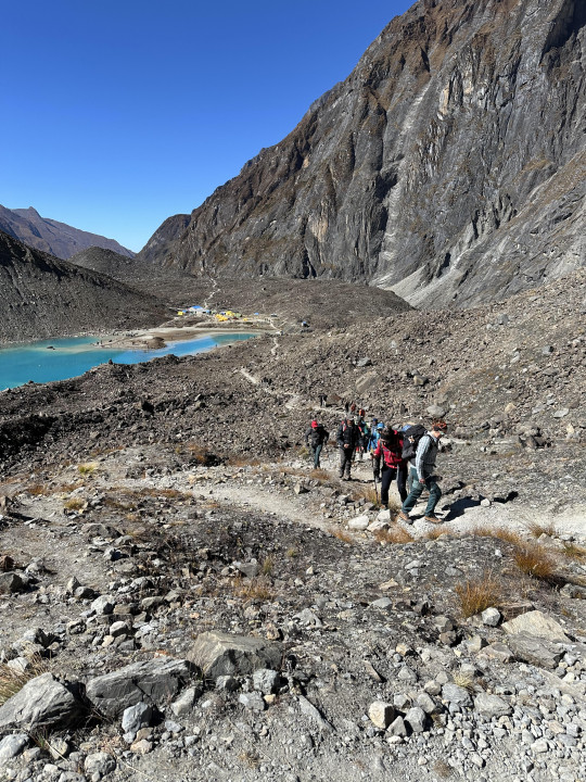पदमार्ग निर्माण भएपछि अन्नपूर्ण आधार शिविर पुग्ने पर्यटकको चाप बढ्यो