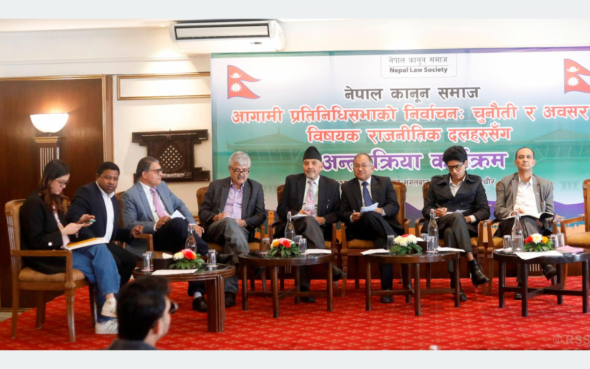 आसन्न निर्वाचनले देश, संविधान र जनताको भविष्यको जिम्मेवारी लिनुपर्छ : पूर्वप्रधानन्यायाधीश श्रेष्ठ