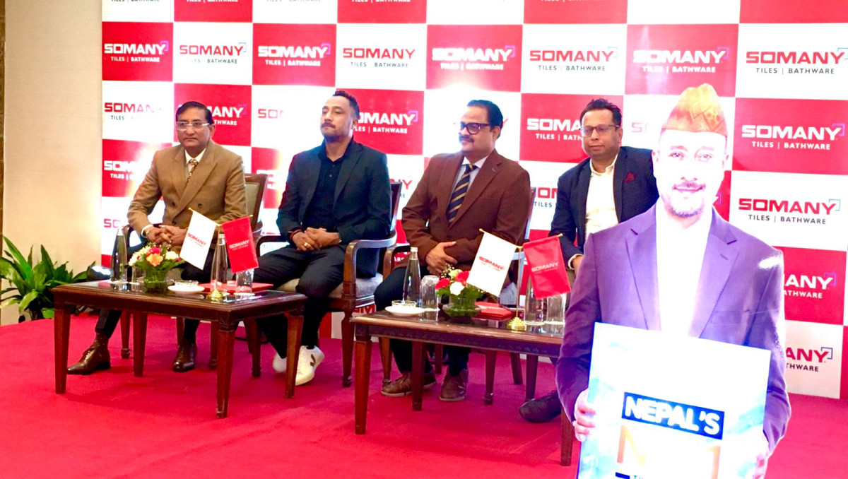 सोमानी सेरामिक्सले  पारस खड्कालाई आफ्नो ब्रान्ड एम्बेस्डर बनायो