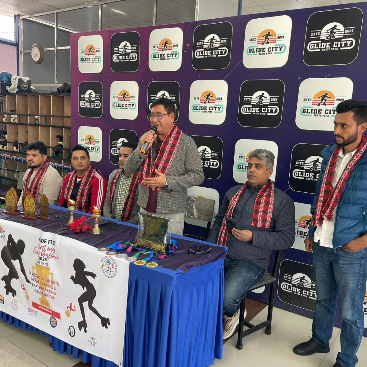 स्पीड स्केट च्याम्पेनसीप सम्पन्न