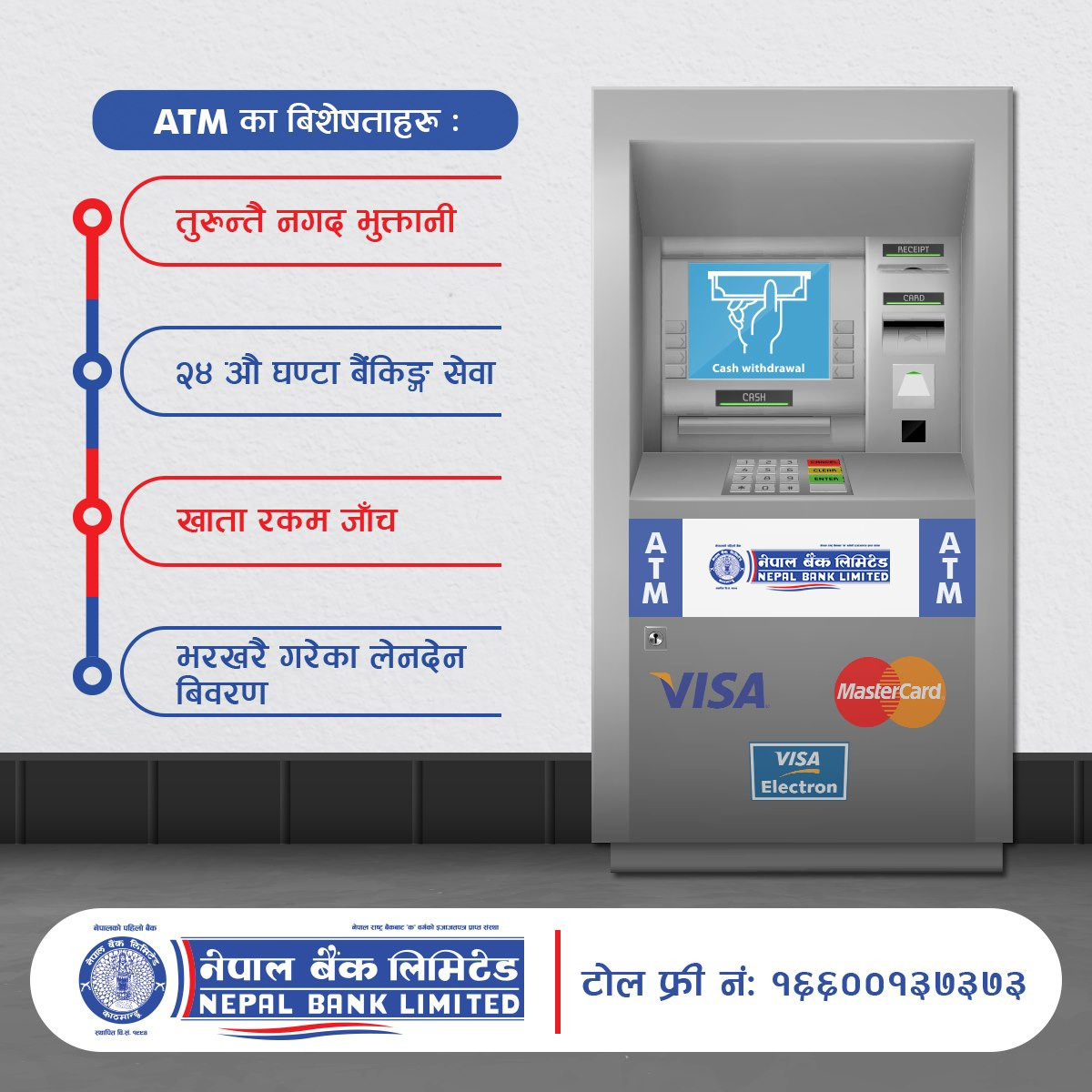 नेपाल बैंक लिमिटेडद्वारा दुनैमा ‘एटिएम’ सेवा आरम्भ