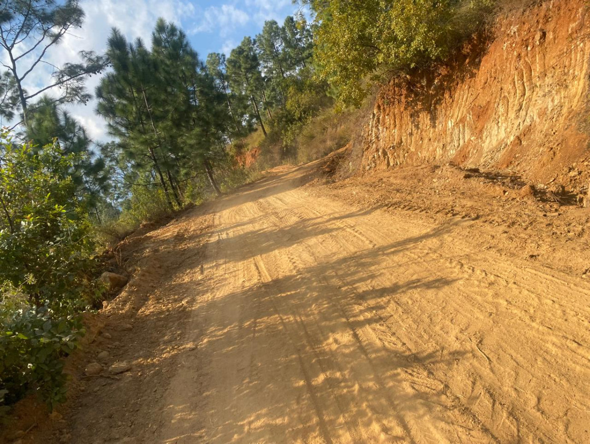 म्याङलुङ–तमोर लुबुघाट सडकखण्ड स्तरोन्नति गरिँदै