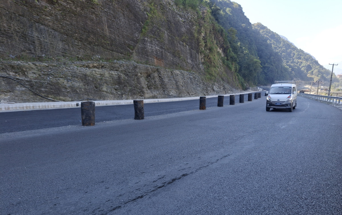 मध्यपहाडी राजमार्गः पोखराको हरिचोक–याम्दी खण्ड स्तरोन्नति अन्तिम चरणमा