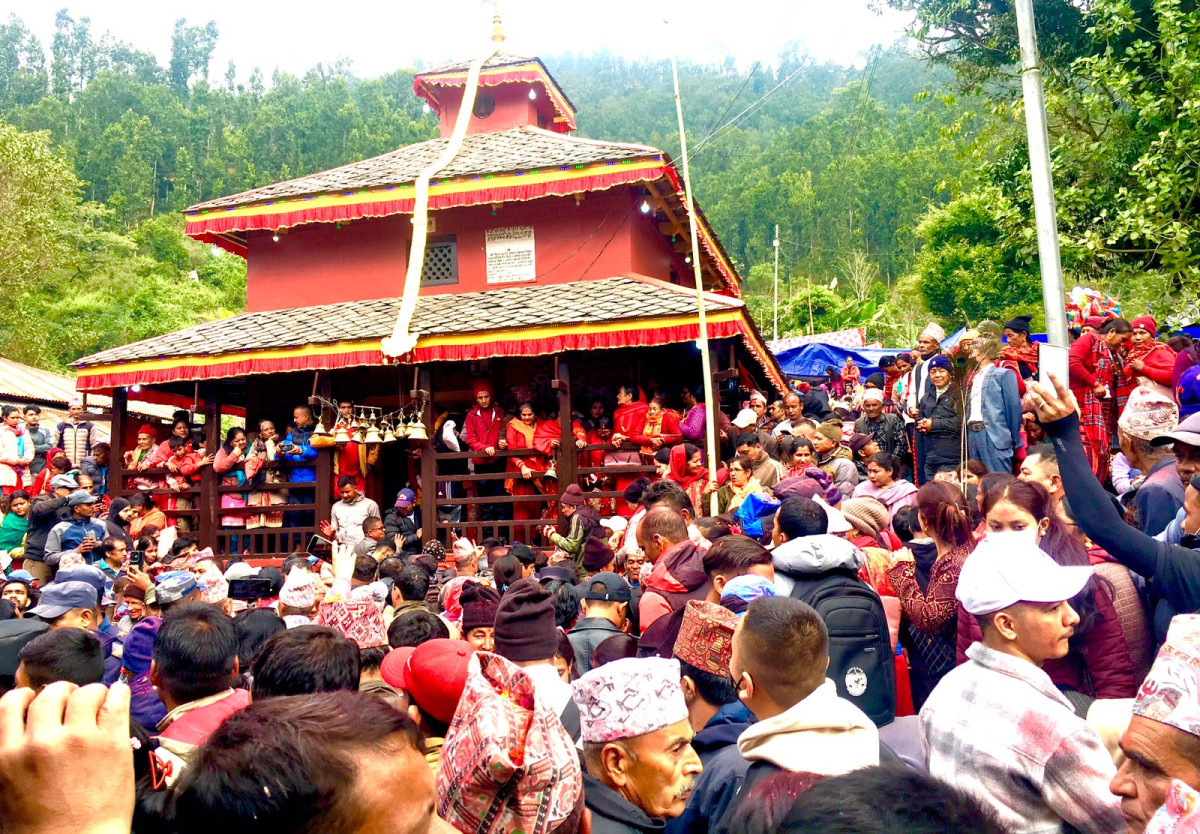 यो वर्षको त्रिपुरासुन्दरी भगवती जात्रा सकियो