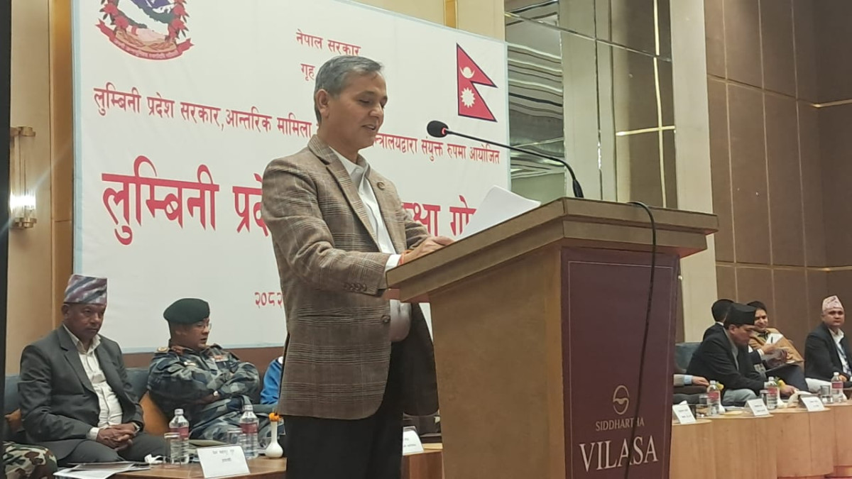 सुशासन प्रवद्र्धन र निर्वाचनको अभिभारा पूरा गर्ने सरकारको मुख्य जिम्मेवारीः गृहमन्त्री