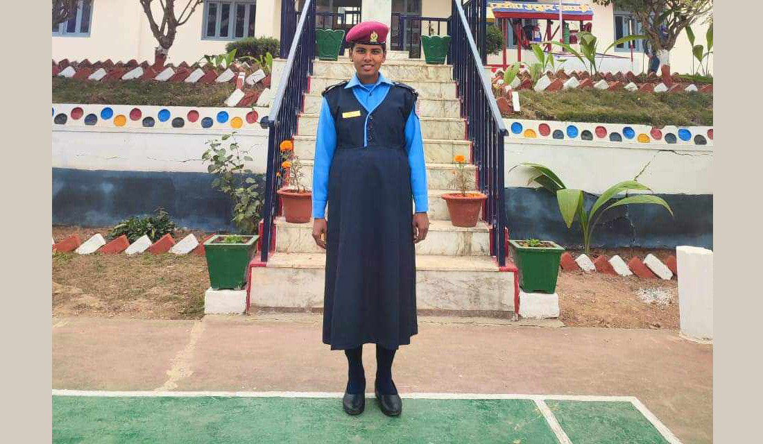 गर्भवती महिला प्रहरीलाई छुट्टै पोसाक