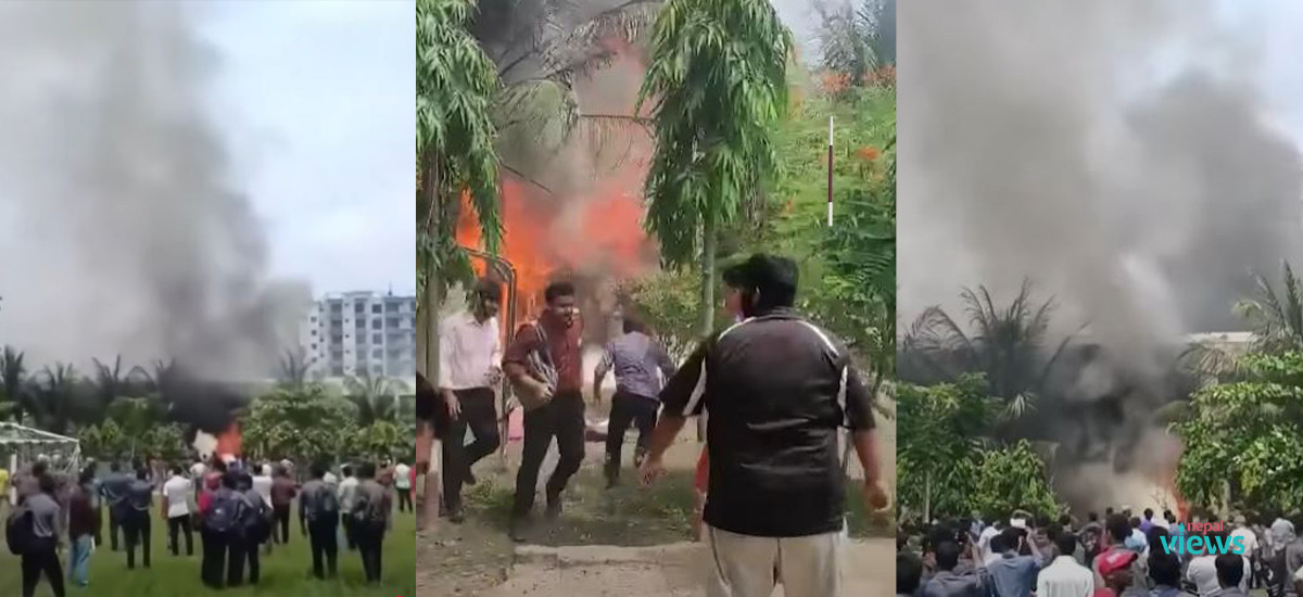 ढाका विमान दुर्घटना: अहिलेसम्म १९ जनाको मृत्यु, १५० भन्दा बढी घाइते