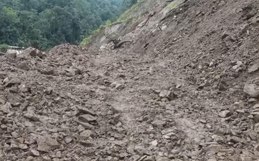 हुम्लास्थित कर्णाली करिडोर अवरुद्ध