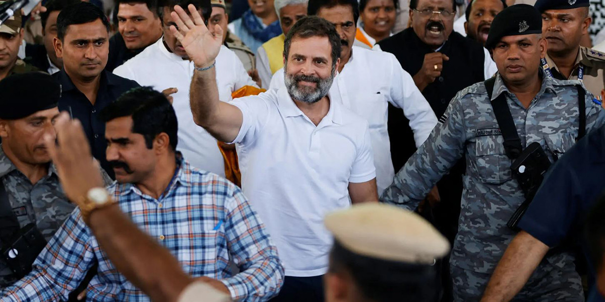 राहुल गान्धी प्रहरी हिरासतमा