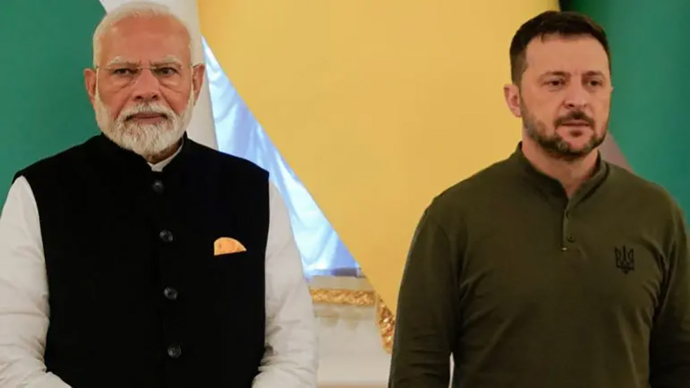 मोदी र जेलेन्स्कीबीच फोनवार्ता