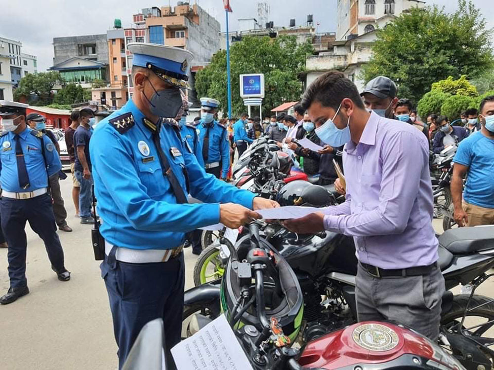 राजधानीमा भेटिए ४१ वटा सवारीसाधन, ट्राफिक प्रहरीद्वारा फिर्ता