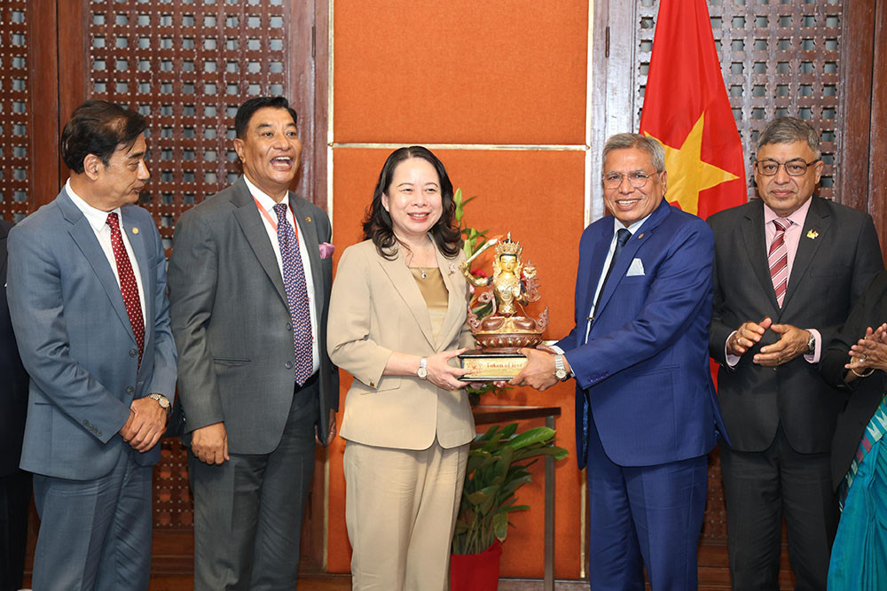 चेम्बरद्धारा भियतनामकी उपराष्ट्रपतिसँग द्विपक्षीय लगानी तथा व्यापार अभिवृद्धिबारे छलफल