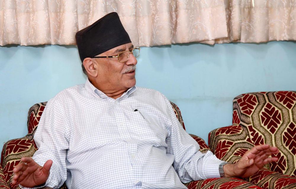 माओवादीप्रति जनविश्वास बढ्दैछ, प्रतिक्रियावादीहरू आतंकित छन्: प्रचण्ड