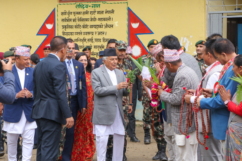 राष्ट्रपति सङ्खुवासभामा !