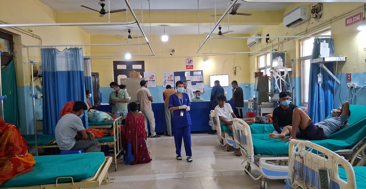 वीरगञ्जमा फैलिएको झाडापखाला तथा हैजाको सङ्क्रमण क्रमशः नियन्त्रणमा