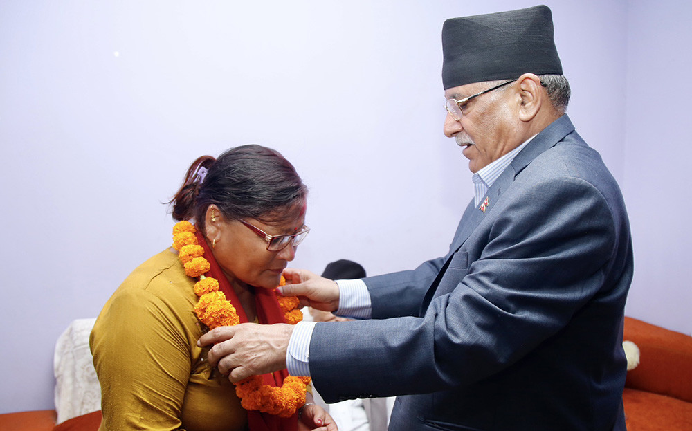 पालुङटारकी नेसपा उपाध्यक्ष सुशिला श्रेष्ठ माओवादी केन्द्रमा प्रवेश